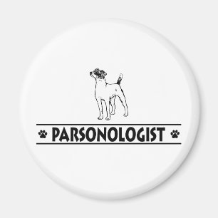 Humourous Parson Russell Terrier Magnet