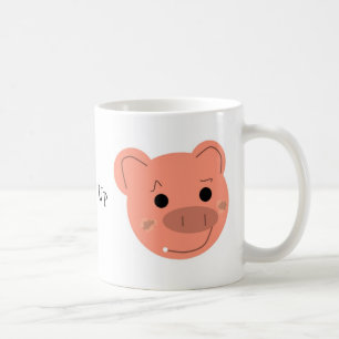 Humourous Piggy Face Coffee Mug