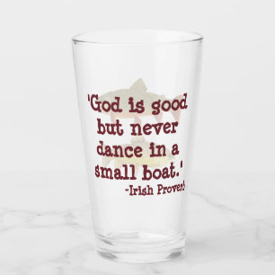 Humourous Pint Glass for Fishing