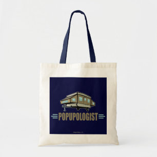 Humourous Pop Up Camper Tote Bag