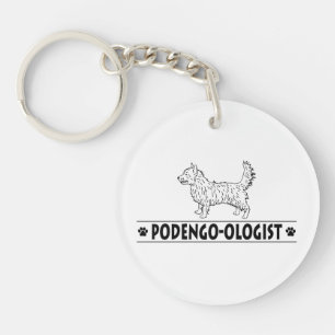 Humourous Portuguese Podengo Pequeno Keychain