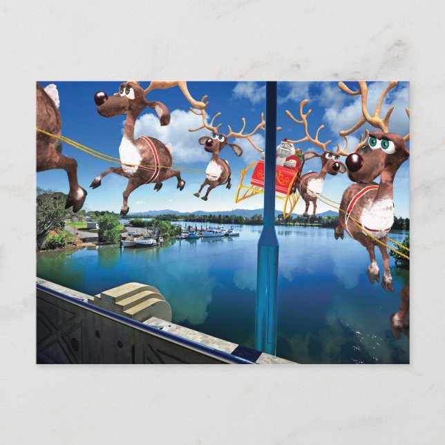 Humourous Post Cards of Santa’s Pilgrimage (Front)