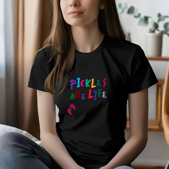 Humourous pregnancy fingerprint colourful T-Shirt (Creator Uploaded)