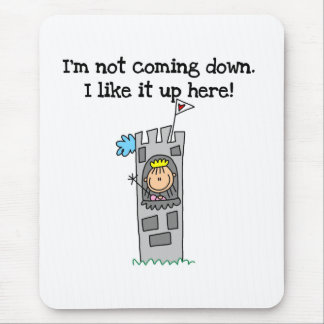 Humourous Princess in Tower Mouse Pad