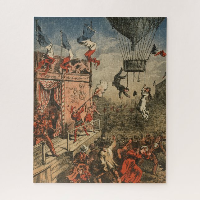 Humourous Print Of A Theatrical Performer Jigsaw Puzzle (Vertical)
