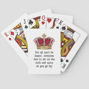 Humourous Queen Classic Playing Cards