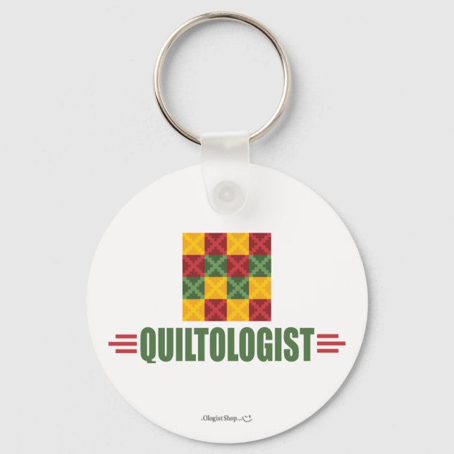 Humourous Quilting Keychain (Front)