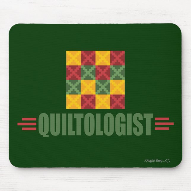 Humourous Quilting Mouse Pad (Front)