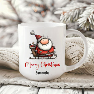Humourous Quirky Santa Claus Coffee Mug