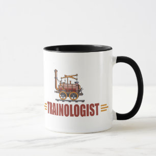Humourous Railroad Train Mug