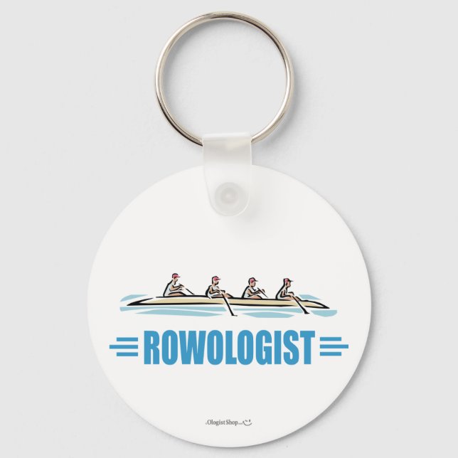Humourous Rowing Keychain (Front)