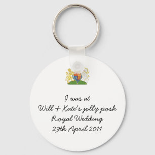 Humourous Royal Wedding Keyring