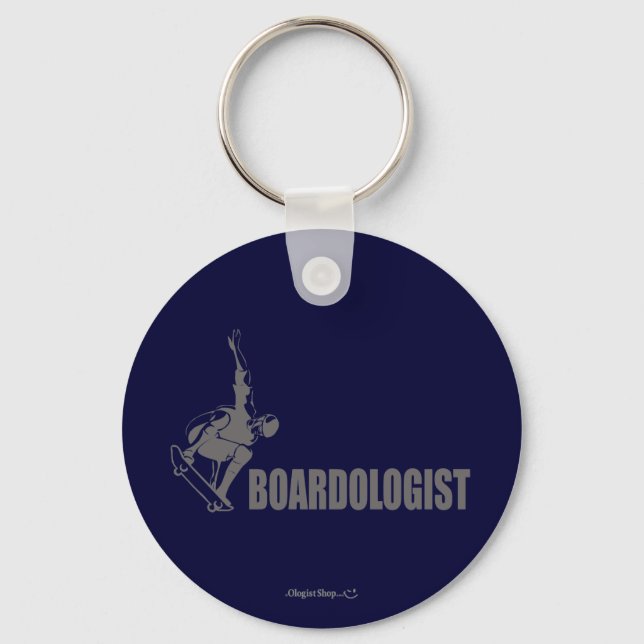 Humourous Skateboarding Keychain (Front)