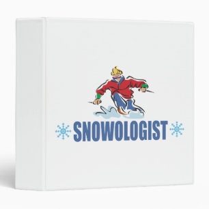 Humourous Snow Skiing Binder