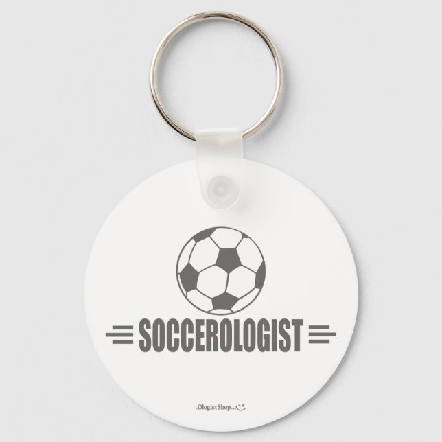 Humourous Soccer Keychain (Front)