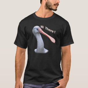 Humourous Spoonbill Dark Man's Shirt