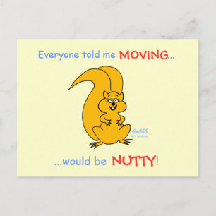 Humourous Squirrel Moving Announcement