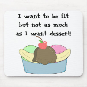 Humourous Sundae Mouse Pad