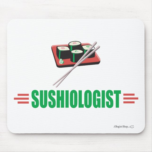 Humourous Sushie Mouse Pad (Front)