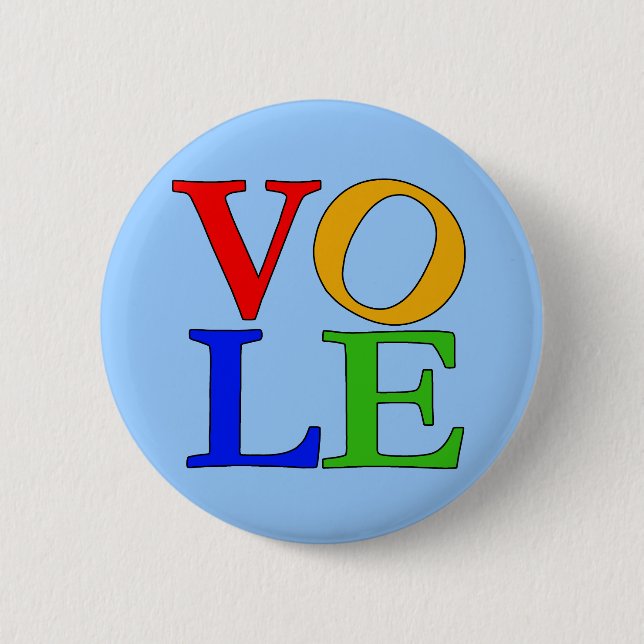 Humourous Take on LOVE T-shirts and Gifts 2 Inch Round Button (Front)