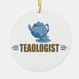 Humourous Tea Ceramic Ornament