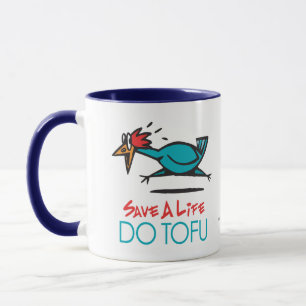 Humourous Tofu Design Mug