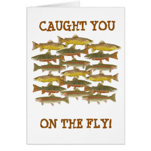 Humourous Trout Fishing Card