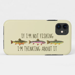 Humourous Trout FIy Fishing Angler iPhone 11 Case