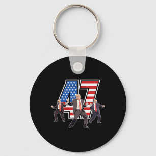 Humourous Trump Funny Victory Dance Trump Dancing Keychain
