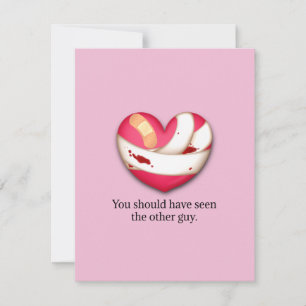 Humourous Valentine Breakup Divorce Personalized Card