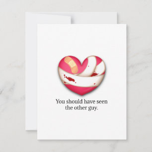Humourous Valentine Breakup Divorce Personalized Card