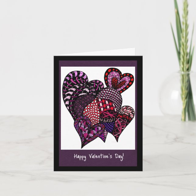 Humourous Valentine Card about Chocolate and Love (Front)
