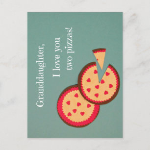 Humourous Valentine message for Granddaughter Holiday Postcard