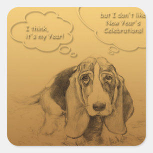 Humourous Vietnamese Chinese Dog Year S Sticker