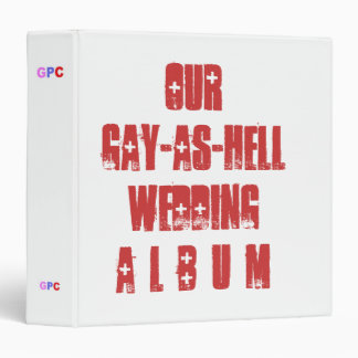 Humourous Wedding Album Binder