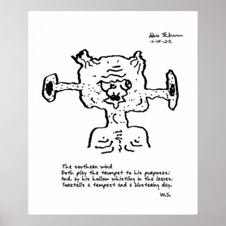 Humourous Well-Read Freak Poster 12-10-22