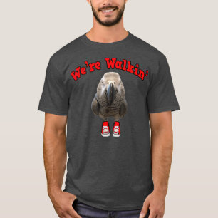 Humourous Were Parrot Walking Fitness Pun Tee