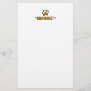 Humourous Wild Bears Stationery