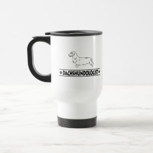 Humourous Wirehaired Dachshund Travel Mug