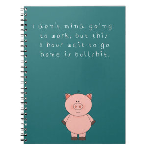 Humourous work notebook