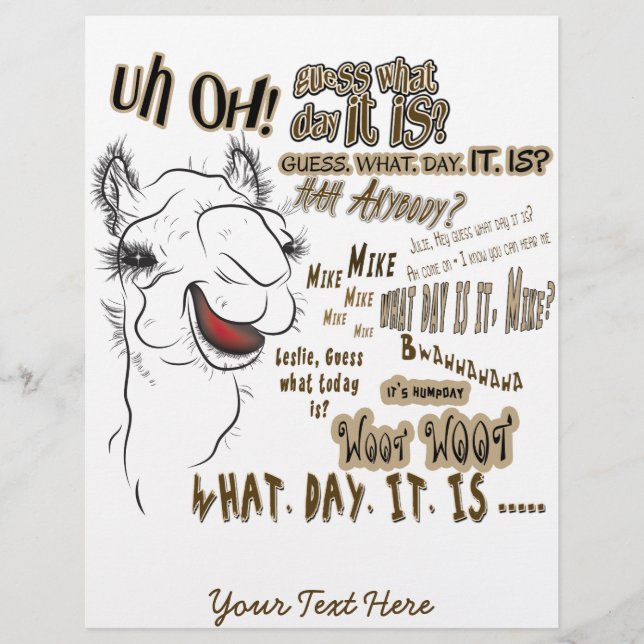 Hump Day Camel (Front)