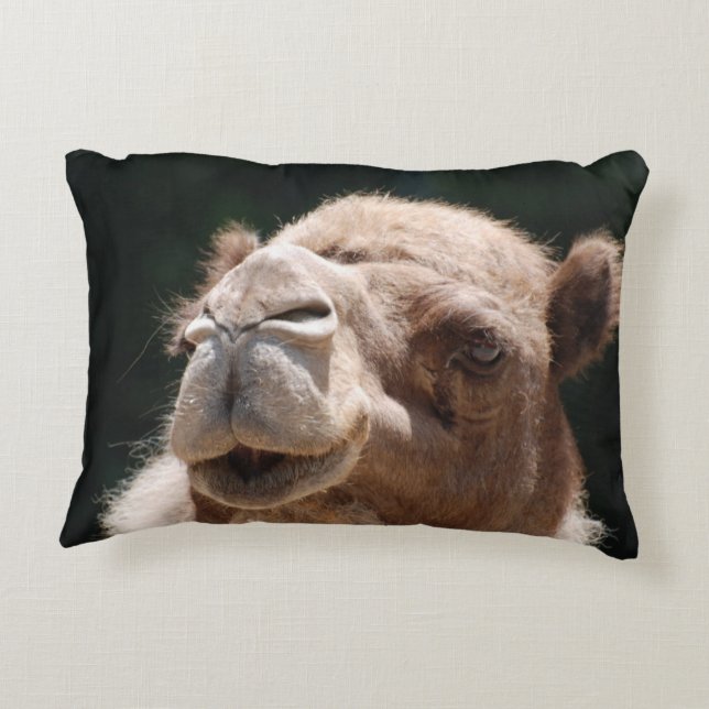 Hump Day Camel Accent Pillow (Back)