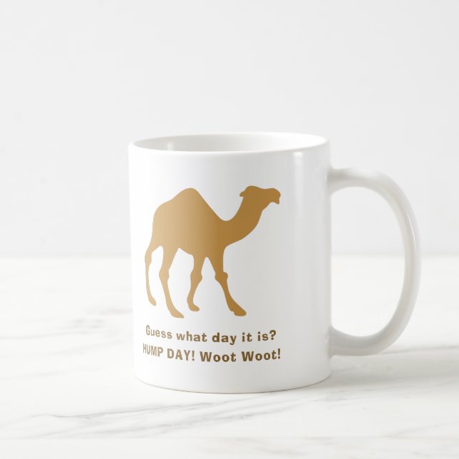 Hump Day Camel Coffee Latte Mug (Right)