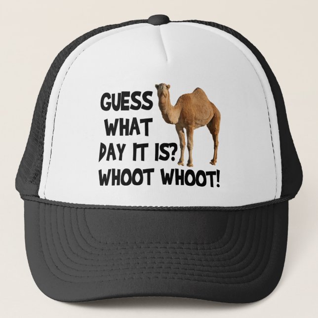 Hump Day Camel Trucker Hat (Front)