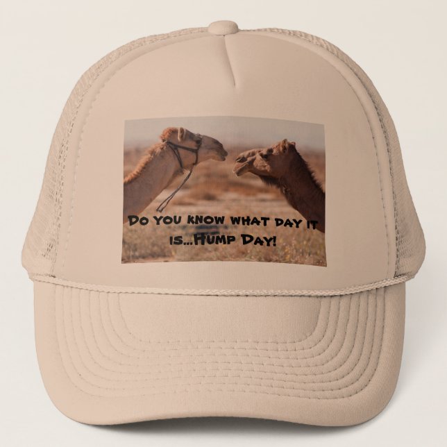 Hump Day Camels Trucker Hat (Front)