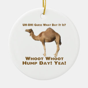Hump Day Ceramic Ornament