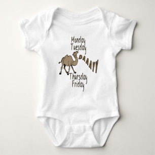 Hump Day Week Days Baby Bodysuit