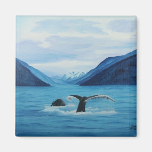 Humpback Haven Magnet