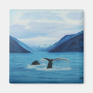 Humpback Haven Magnet