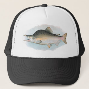 Humpback Salmon Fishing Hat